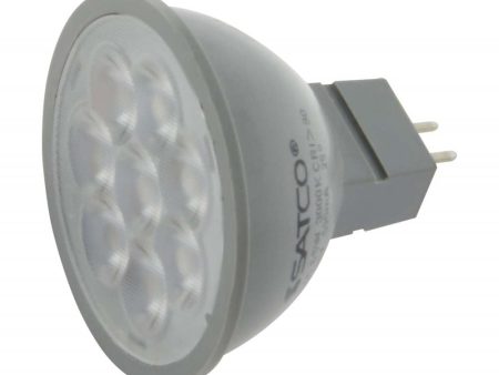 Satco 6w 24v LED MR16 Expanded Line 3000K 40 Degrees Beam GU5.3 Base - 50w-equiv Online Sale