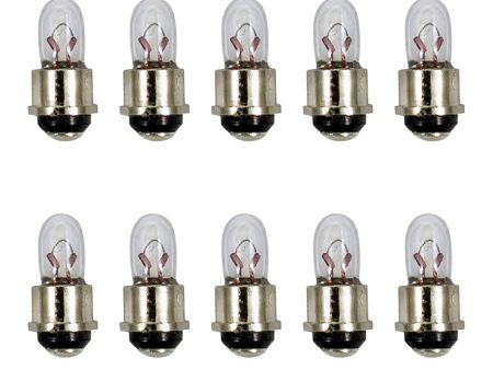 10PK - GE 685 - 28706 5w 5v T1 C-2R Sx4s4 Base Low Voltage Automotive Bulb Online Hot Sale