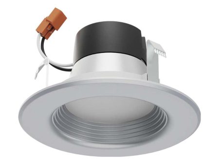 Satco 4 in 7w LED Downlight Retrofit Brushed Nickel Finish Tunable 120v Dimmable Supply