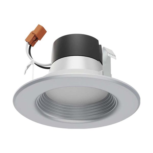 Satco 4 in 7w LED Downlight Retrofit Brushed Nickel Finish Tunable 120v Dimmable Supply