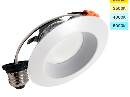 4in Round LED Downlight Selectable CCT 10w 650Lm Dimmable - 65w Replacement Online