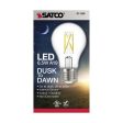 Satco 6.5w A19 LED Dusk to Dawn w  PhotoCell 2700K Medium base 120v - 60w-equiv For Cheap