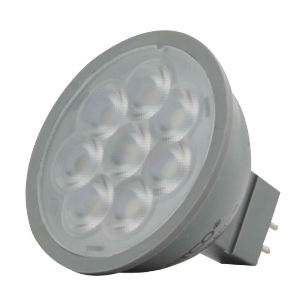 Satco 6w 24v LED MR16 Expanded Line 4000K 40 Degrees Beam GU5.3 Base - 50w-equiv on Sale