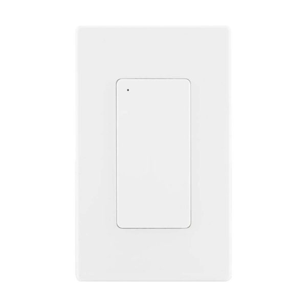 Wi-Fi On-Off Light Switch - White Finish - Satco Starfish Smart Technology Online Hot Sale