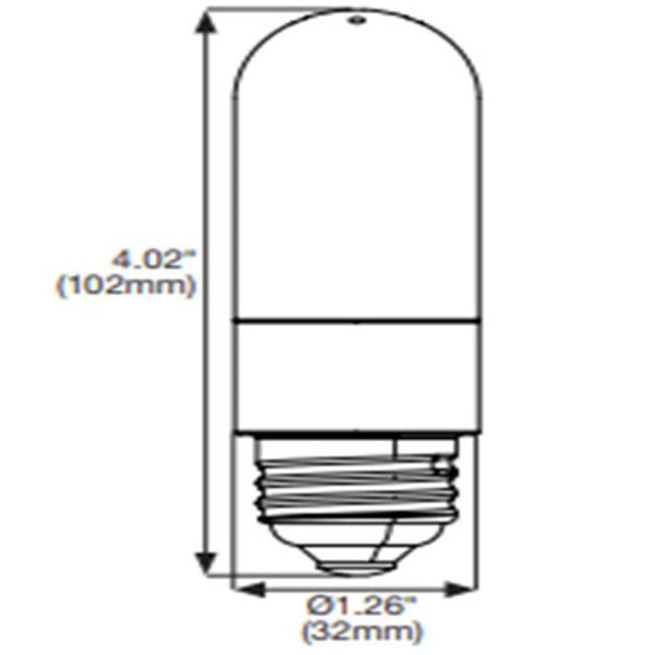 Satco 8w T10 LED Frosted E26 Medium base 4000K High Lumen 120 Volt For Sale