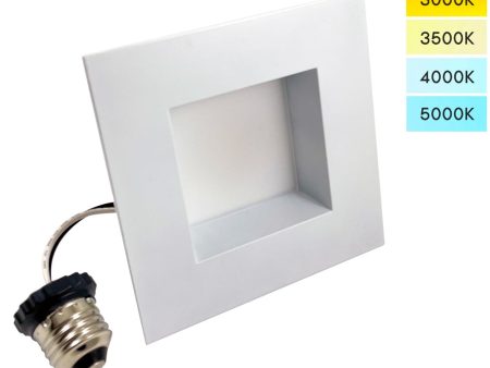 4in square LED Downlight Selectable CCT Dimmable - 65w Replacement For Discount