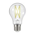 Satco 8w LED Bulb A19 Clear Finish 4000K 90 CRI 120 Volt - 60w-equiv Online Sale