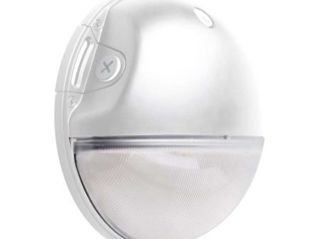 Nuvo 20 Watts LED Small Round Wall Pack CCT Selectable White Finish 120-277v on Sale