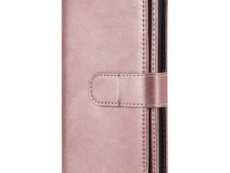 10-slot wallet case for Samsung Galaxy M52 5G - Rose Gold For Discount