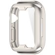 Apple Watch Series 10 42mm Full Coverage Watch Cover Electroplated Flexible Watch Case - Starlight Fashion