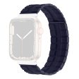 Apple Watch Series 8 (41mm) Genuine leather strap - Dark Blue Online Sale