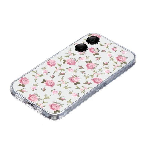 Imagine Samsung Galaxy A06 cover - Pink Floral Sale