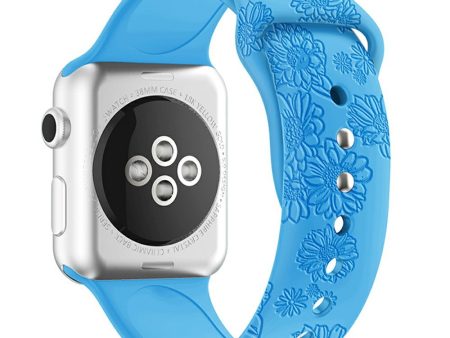 Watch Strap for Apple Watch Series 49mm - 45mm - 44mm - 42mm - Sunflower Blue For Discount