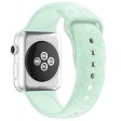 Watch Strap for Apple Watch Series 49mm - 45mm - 44mm - 42mm - Snowflake Light Green Hot on Sale