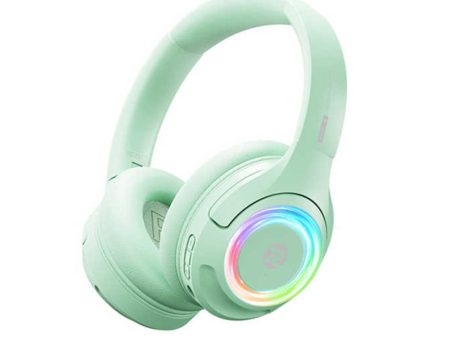 REMAX Bincorui Series Wireless Music Headphone RB-760HB  - Green Online Hot Sale