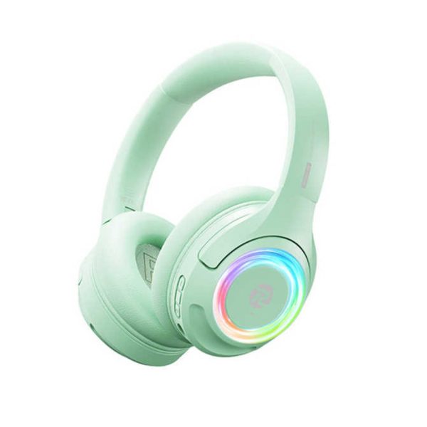 REMAX Bincorui Series Wireless Music Headphone RB-760HB  - Green Online Hot Sale