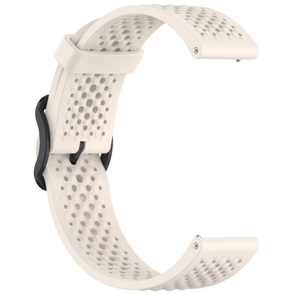 Xiaomi Watch S4 Sport Silicone 22mm Multiple Holes Breathable Watch Strap - Starlight Hot on Sale