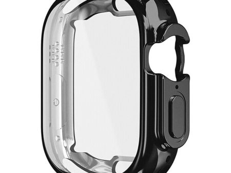 RURIHAI Apple Watch Series 8 (45mm) cover with high alumina glass - Black Cheap