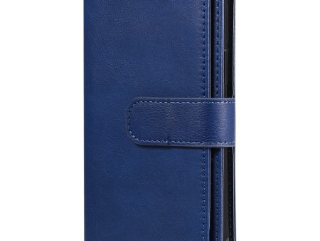 10-slot wallet case for Samsung Galaxy A13 5G - Dark Blue Fashion