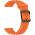 Xiaomi Watch S4 Sport Silicone 22mm Multiple Holes Breathable Watch Strap - Orange Cheap