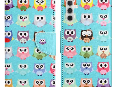 Wonderland Samsung Galaxy S24 FE flip case - Owls For Sale