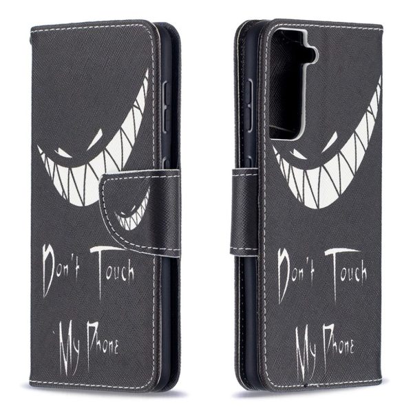 Wonderland Samsung Galaxy S21 flip case - Teeth Hot on Sale