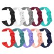 20mm Universal silicone 8 shaped buckle watch strap - Grey Fashion