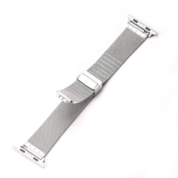 Apple Watch Series 8 (45mm)   Watch Ultra milanese metal strap - Silver Sale