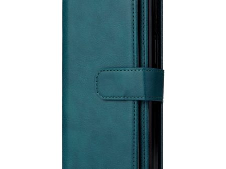 10-slot wallet case for Samsung Galaxy Z Fold3 5G - Blackish Green Cheap