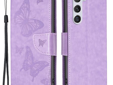 Butterfly Samsung Galaxy S23 flip case - Purple Online Sale