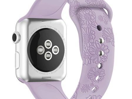 Watch Strap for Apple Watch Series 49mm - 45mm - 44mm - 42mm - Sunflower Purple on Sale