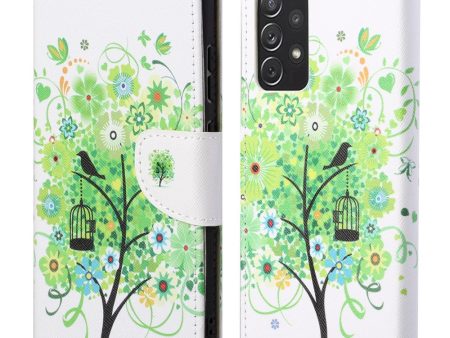 Wonderland Samsung Galaxy A73 flip case - Green Tree Online