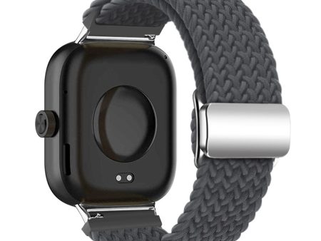 Xiaomi Smart Band 8 Pro   Redmi Watch 4 Loop Strap Magnetic Buckle Woven Watch Band - Space Grey For Sale