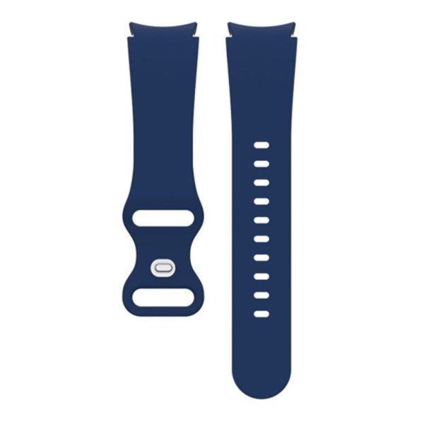 20mm Samsung Galaxy Watch 6   6 Pro   5   4 silicone strap - Midnight Blue Cheap