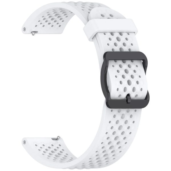 Xiaomi Watch S4 Sport Silicone 22mm Multiple Holes Breathable Watch Strap - White For Sale