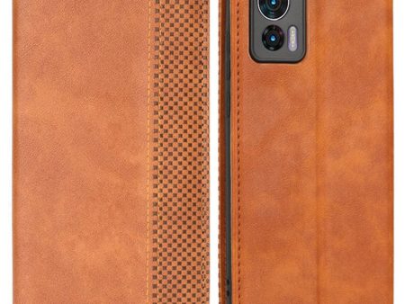 Bofink Vintage Motorola Edge 30 Neo leather case - Brown on Sale