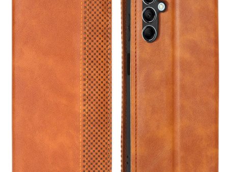 Bofink Vintage Samsung Galaxy M54 leather case - Brown For Discount