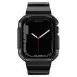 Apple Watch (41mm) carbon fiber style cover with watch strap - Black Online Sale