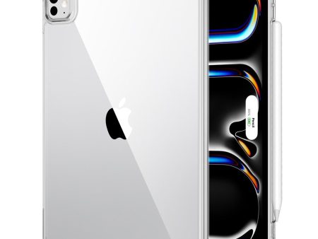 ESR Classic Hybrid Series iPad Pro 13 (2024) Case Bump Resistant and Flexible Scratch Resistant Tablet Cover - Clear For Sale