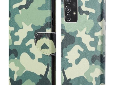 Wonderland Samsung Galaxy A73 flip case - Camouflage on Sale