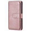 10-slot wallet case for Samsung Galaxy A13 5G - Rose Gold Cheap