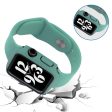 Apple Watch (41mm) cover with tempered glass + silicone watch strap - Green Discount