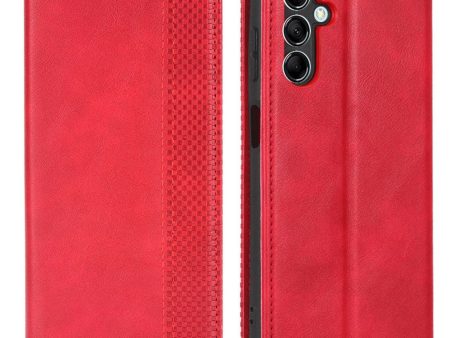 Bofink Vintage Samsung Galaxy M54 leather case - Red Online Hot Sale