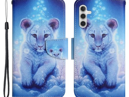 Wonderland Samsung Galaxy A54 flip case - Leopard Online Hot Sale