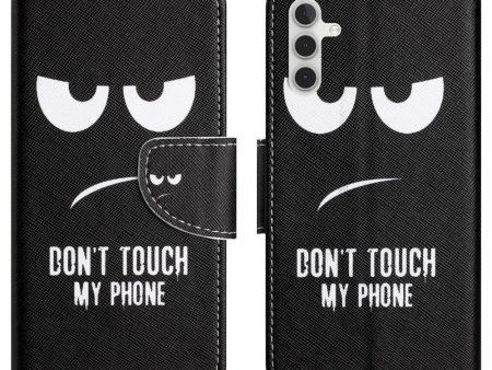 Wonderland Samsung Galaxy A55 flip case - Don T Touch My Phone Hot on Sale