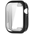 Apple Watch Series 10 42mm Full Coverage Watch Cover Electroplated Flexible Watch Case - Black For Cheap