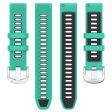 18mm Universal dual color cross strip silicone strap - Lake Blue   Black Online now