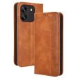 Bofink Vintage Blackview Wave 6C leather case - Brown Cheap