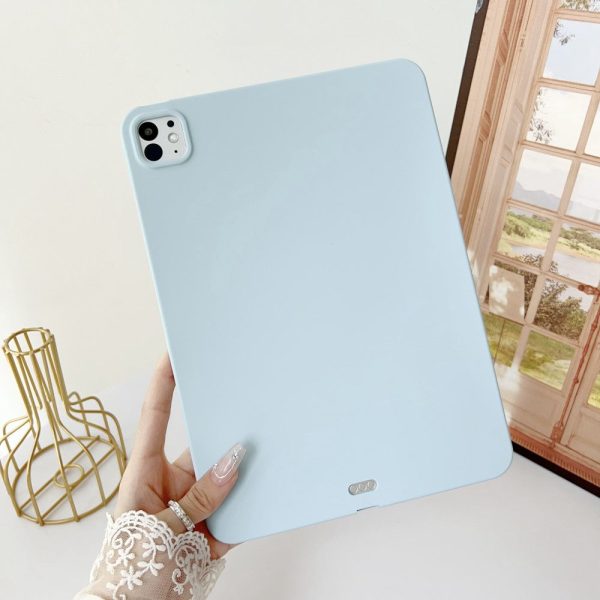 iPad Pro 11 (2024) Case Skin-Touch Soft Flexible Tablet Protective Cover - Baby Blue Supply