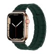 Apple Watch Series 8 (41mm) Genuine leather strap - Dark Green on Sale